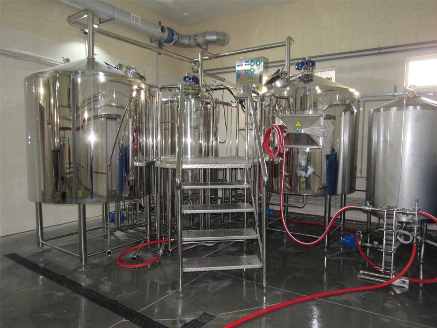 Варочный цех пивоварни на 1000 литров