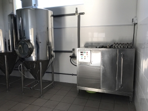 Холодильная станция в действии - охлаждает пиво в ЦКТ и бак холодной воды
