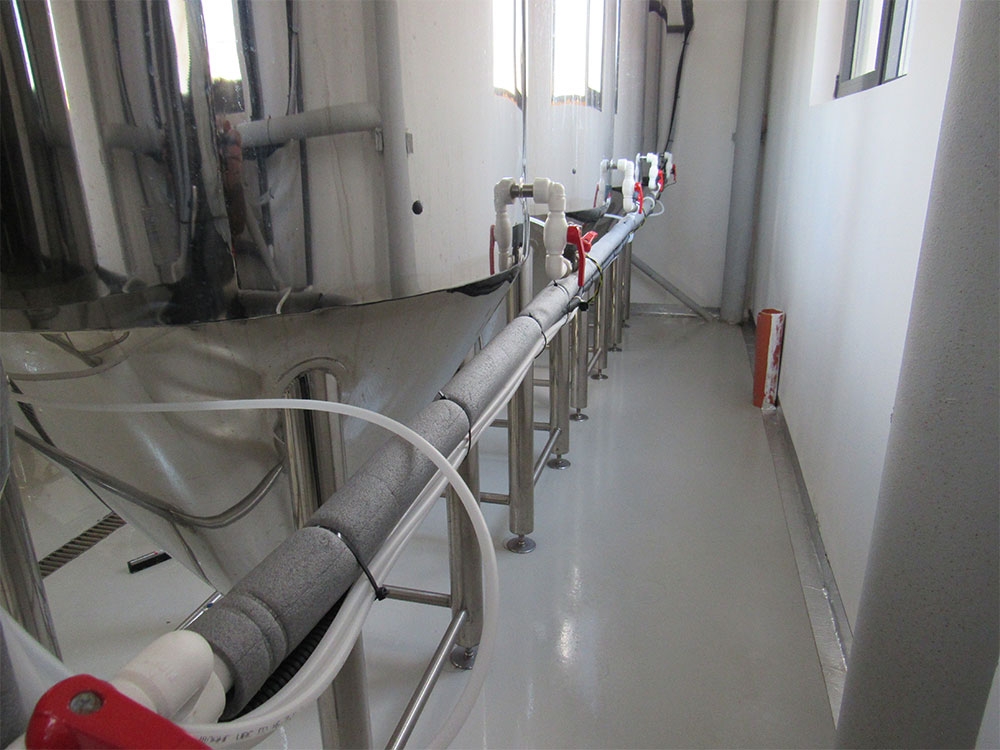 Fermenters cooling circuit